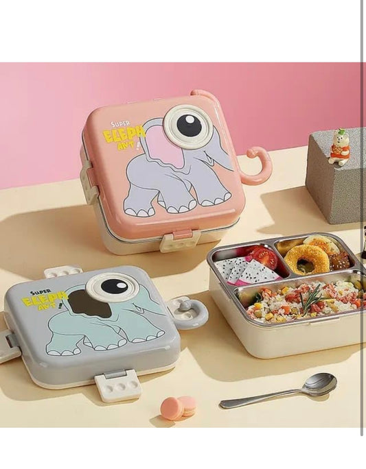 3D Elephant Shaped Bento Lunch Box