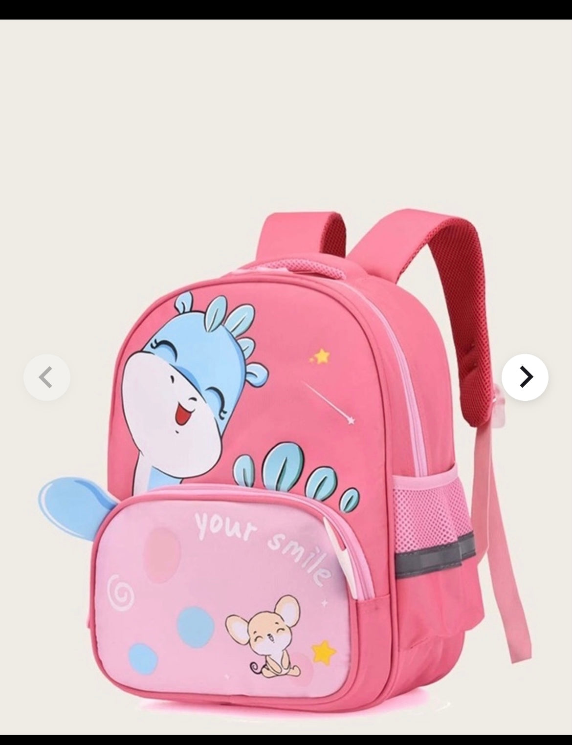 Kids Cartoon Backpack Large Capacity Kindergarten School Bag For Primary School