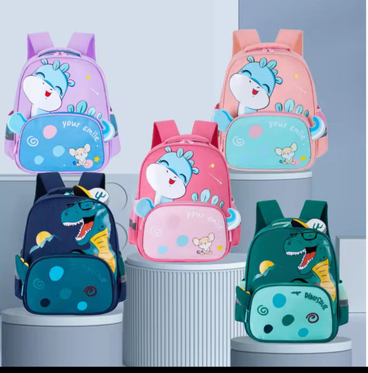 Kids Cartoon Backpack Large Capacity Kindergarten School Bag For Primary School