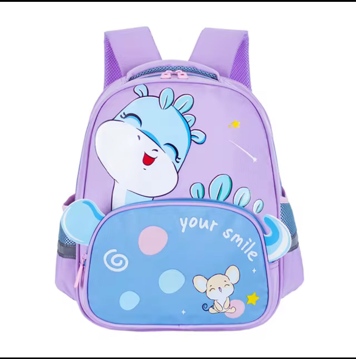 Kids Cartoon Backpack Large Capacity Kindergarten School Bag For Primary School